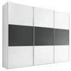 Tolóajtós Szekrény Includo 298/222 Cm - antracit/fehér, Design (298/222/68cm) - MID.YOU