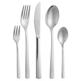 Berndorf Besteckset 60-Teilig Gamma für 12 Personen - Edelstahlfarben, KONVENTIONELL, Metall (32,5/43,5/10,5cm) - Berndorf