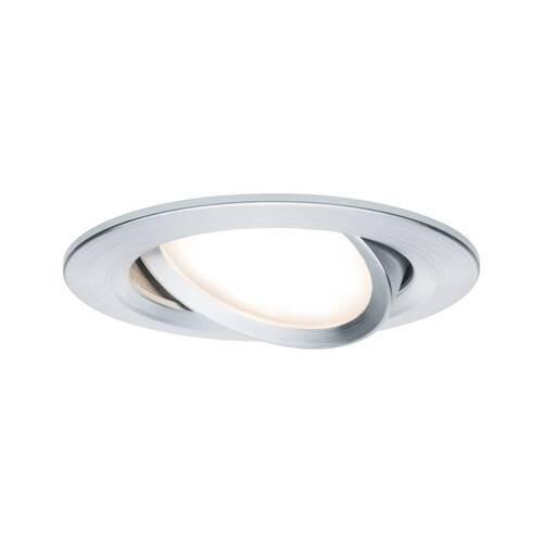 Deckenleuchte Ø 8,4 cm 1-Flammig, dimmbar - Alufarben, Basics, Metall (8,4cm) - Paulmann