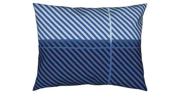Bettwäsche 140x200 cm Martha Mikrofaser Blau - Blau, MODERN, Textil - Luca Bessoni