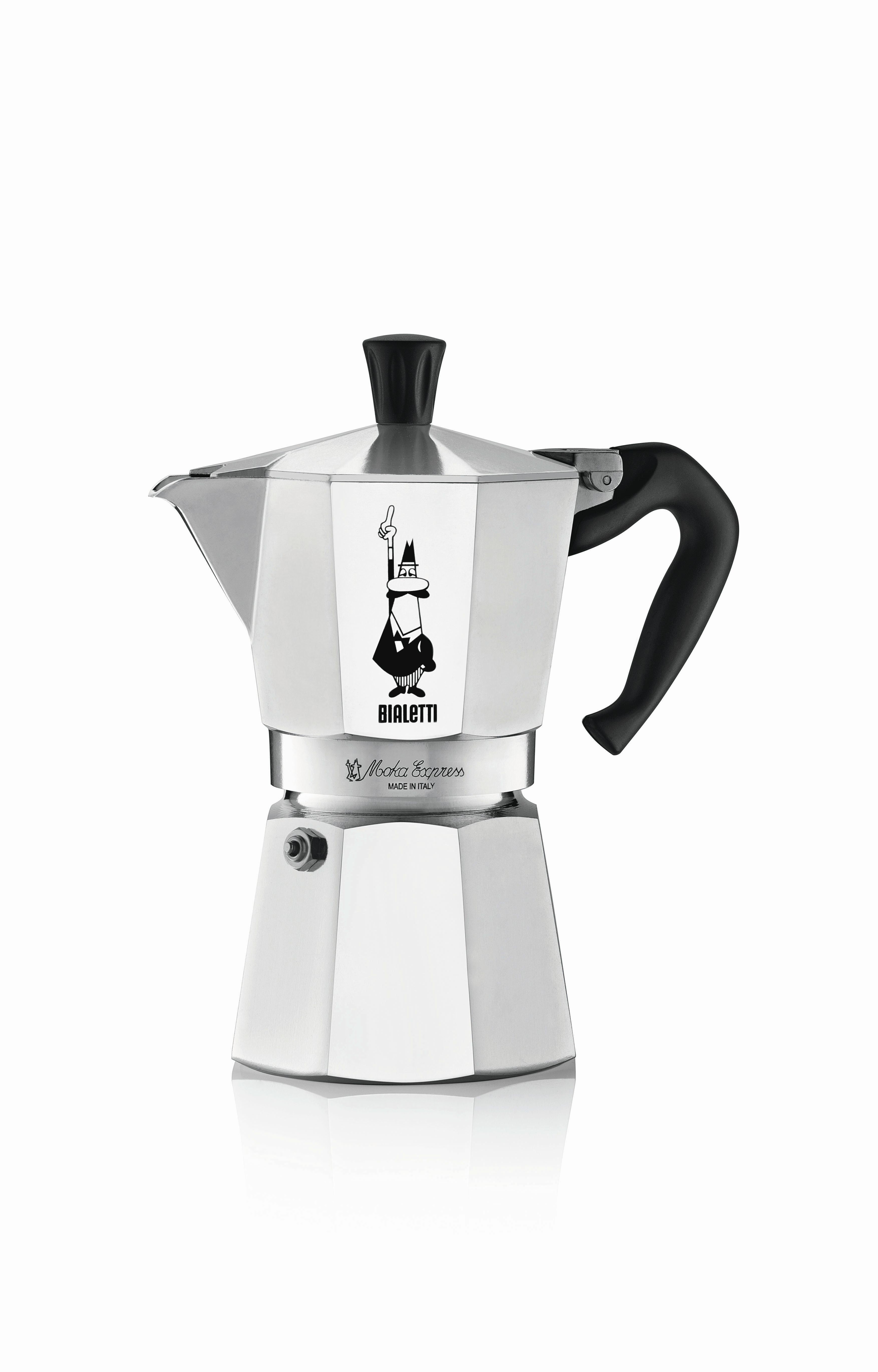 ESPRESSOKOCHER 12x9,5xx18 cm - Silberfarben, Basics, Kunststoff/Metall (12/9.5/18cm) - Bialetti
