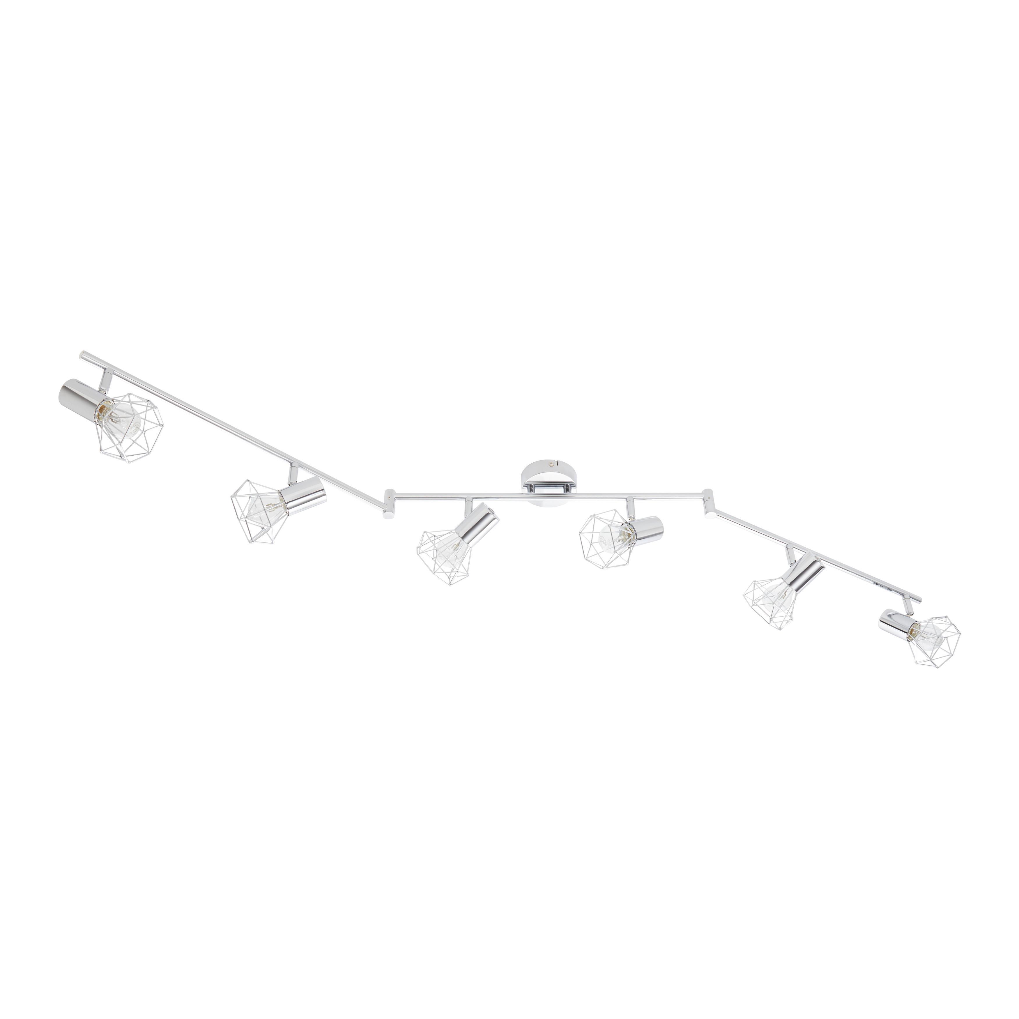 Svítidlo bodové Klausi 145cm, 6x40 Watt - Moderní, kov (145/15/18cm) - Mömax