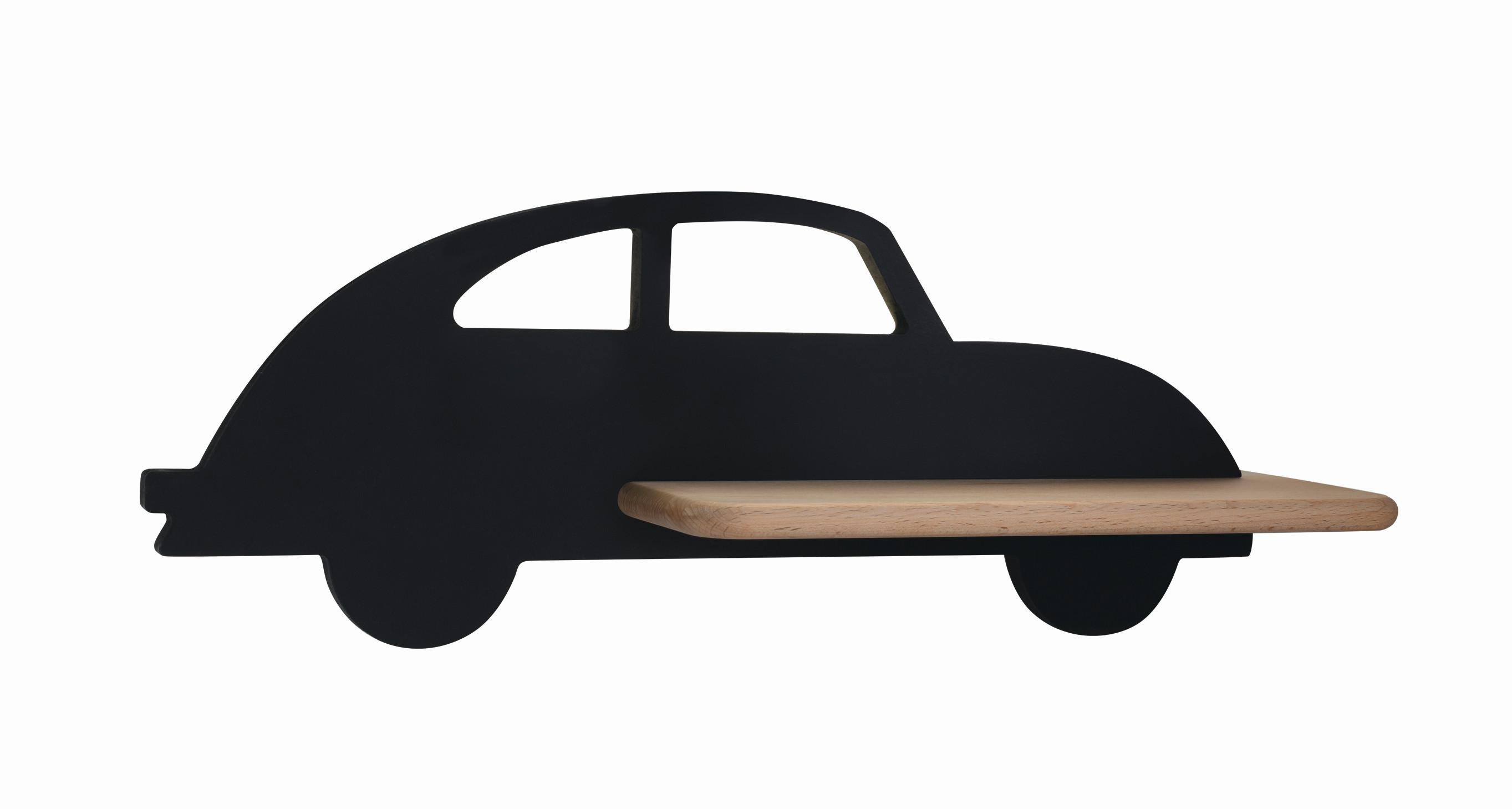 Kinderwandleuchte 21-84781 Car - Schwarz, Basics, Holz/Holzwerkstoff (43/12/15cm)