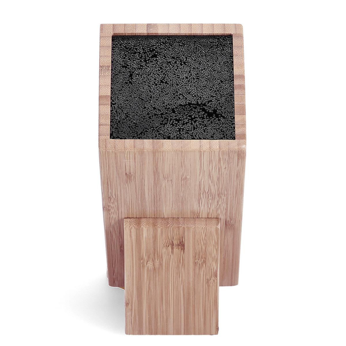 Messerblock Naturfarben B: 16 Cm - Naturfarben, Basics, Holz (16/11/26cm) - Zeller Present