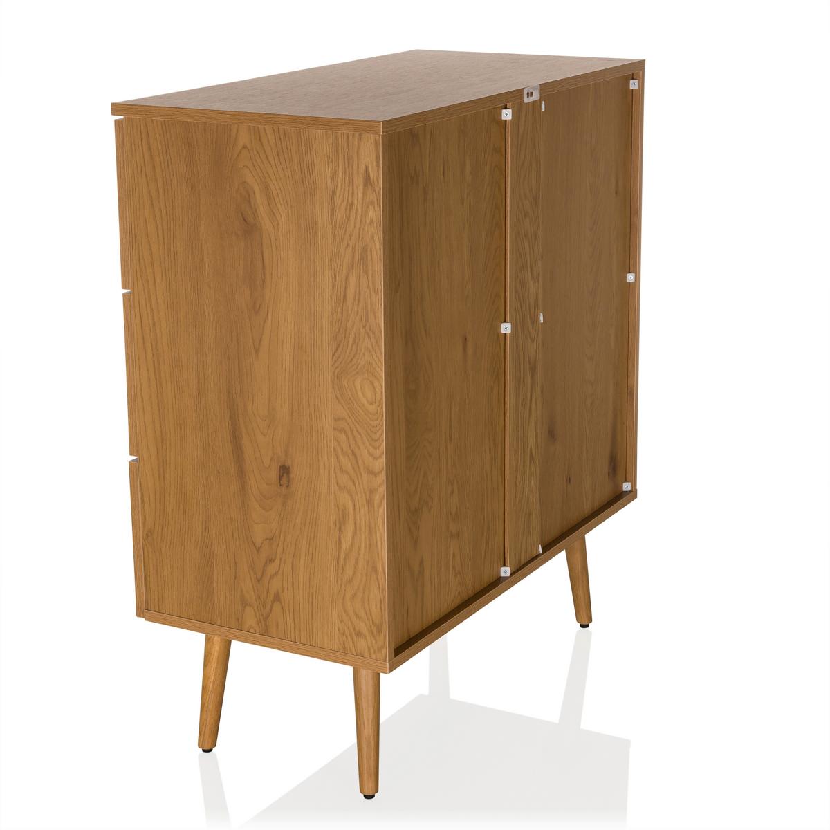 Kommode Boheo Eichefarben B: 80 Cm - Eichefarben, MODERN, Holzwerkstoff (80/90/40cm) - MID.YOU