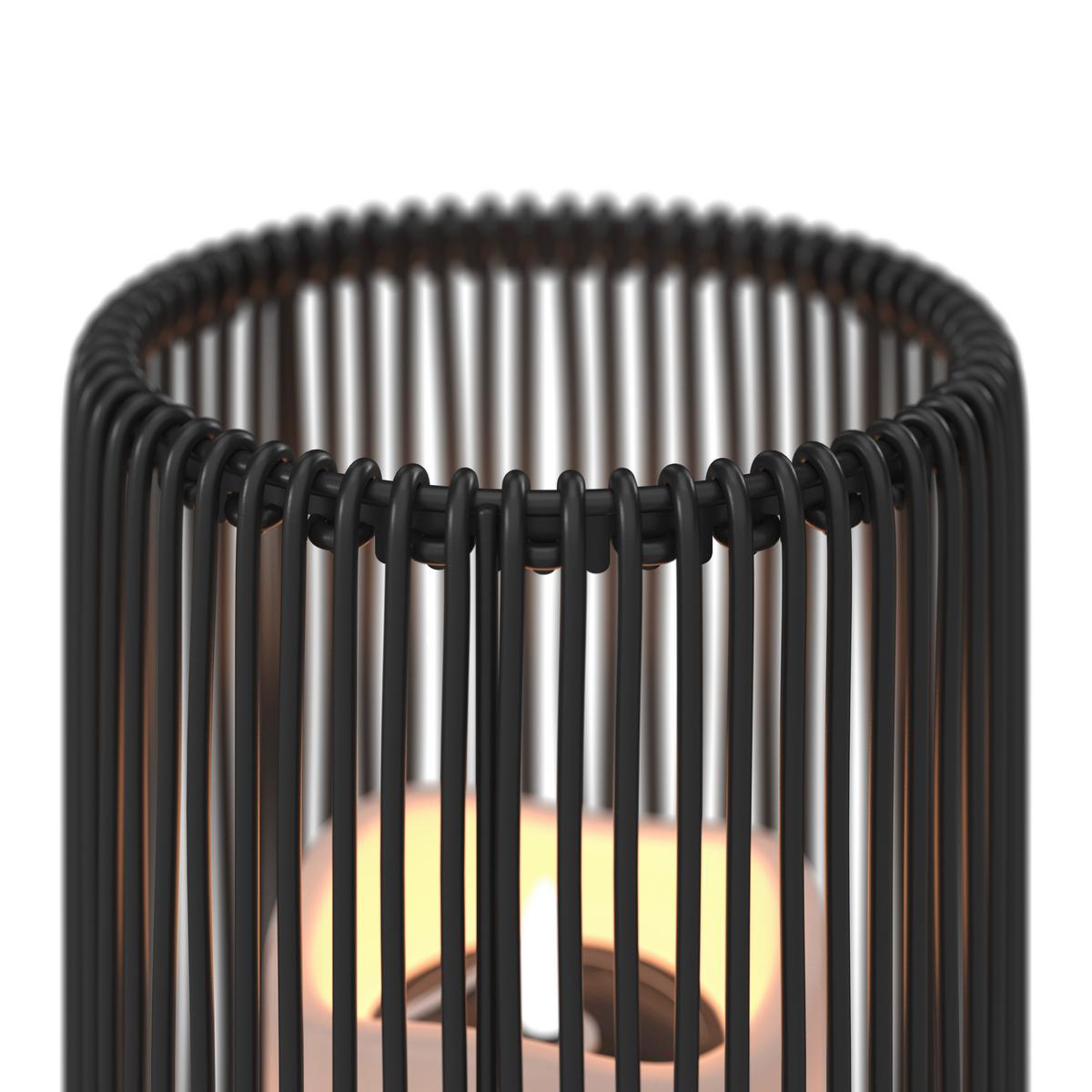 SOLÁRNE SVIETIDLO NANAY - čierna, Modern, kov/plast (12/78/12cm) - Bessagi Garden