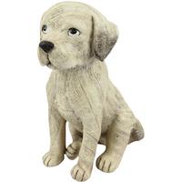 Dekohund Puma - Hellbraun, KONVENTIONELL, Kunststoff (20/13,5/25cm) - Luca Bessoni