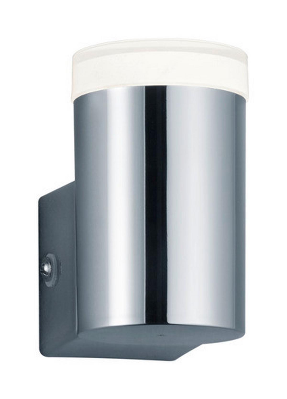 LED-Wandleuchte 283110106 - Chromfarben/Weiß, Basics, Kunststoff (8,3/5,2/8cm) - Trio Leuchten