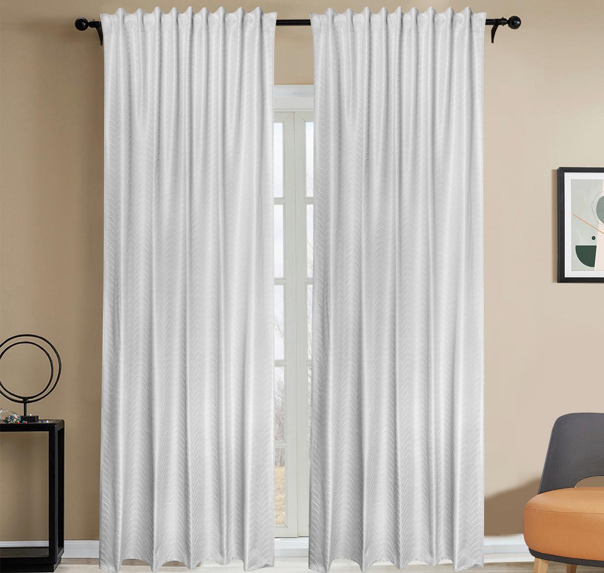 Készfüggöny Kate Kb. 140/245cm - fehér, Modern, textil (140/245cm) - Luca Bessoni