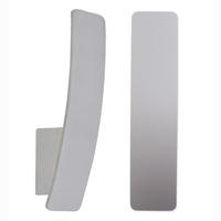 Led-wandleuchte Stan 1-Flammig, Warmweiß - Silberfarben, Design, Metall (29,50cm) - Näve