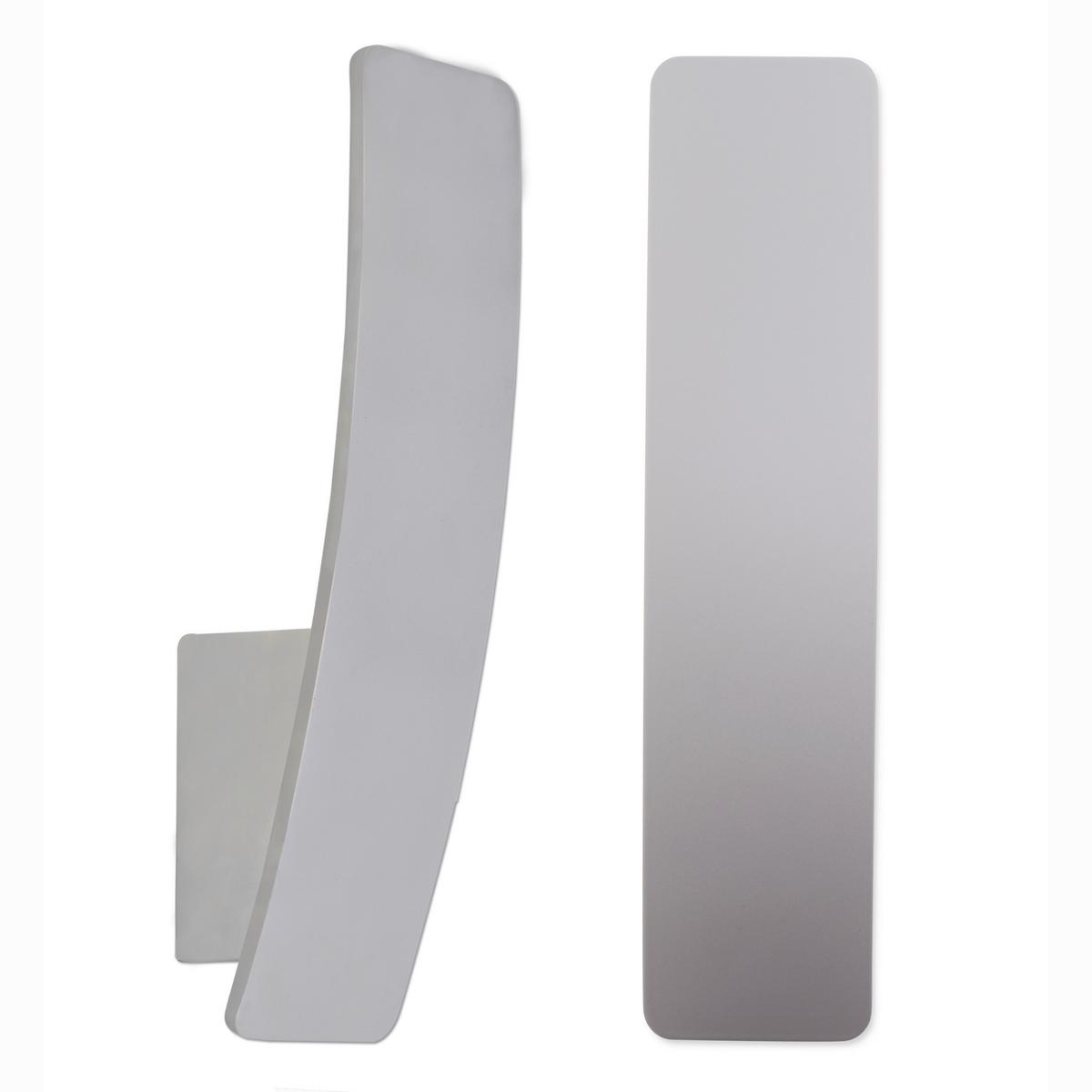 Led-wandleuchte Stan 1-Flammig, Warmweiß - Silberfarben, Design, Metall (29,50cm) - Näve