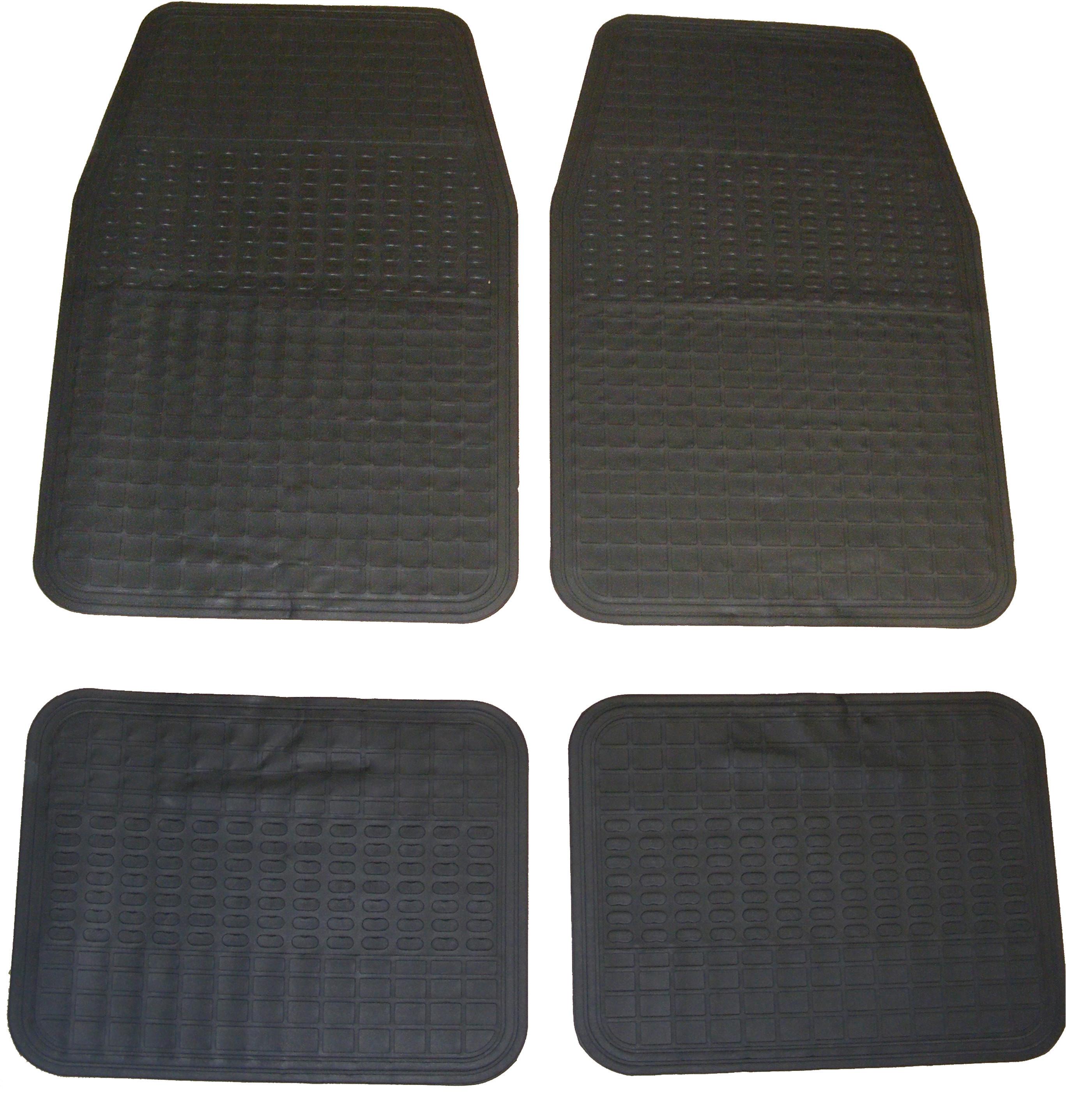 Fußmatten Auto Autonik 4 Tlg. Gummi Bxl 40x62 Cm - Basics, Kunststoff (62/40/1cm)
