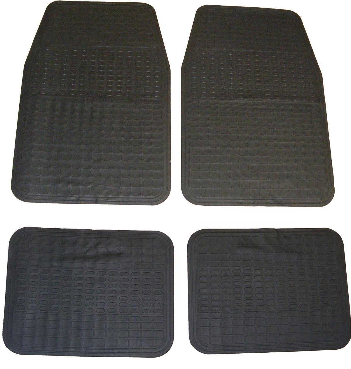 Fußmatten Auto Autonik 4 -teilig. Gummi Bxl 40x62 Cm - Basics, Kunststoff (62/40/1cm)