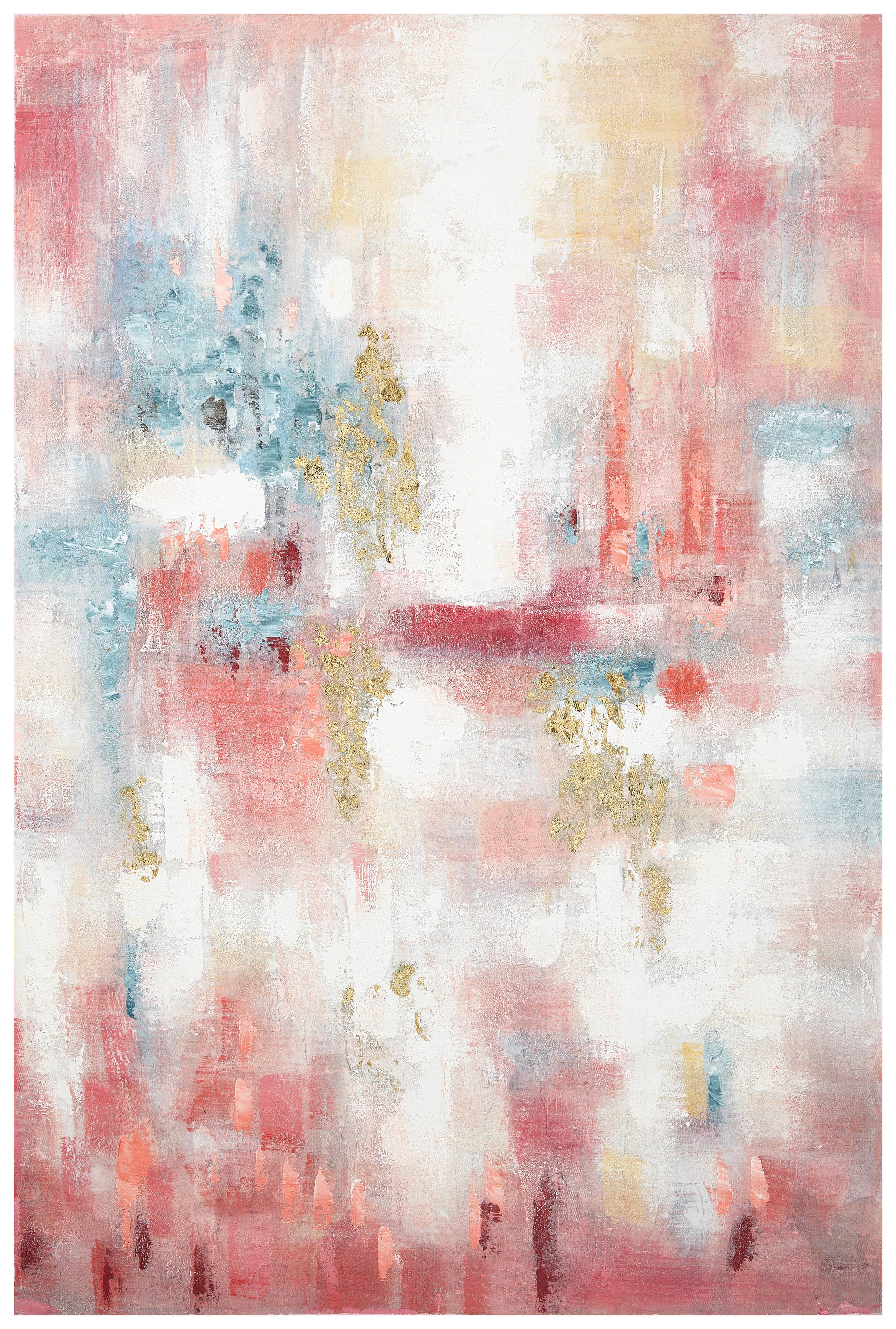 MALBA NA PLÁTNĚ ACRYL - vícebarevná, dřevo/textil (80/120/3,5cm) - Premium Living