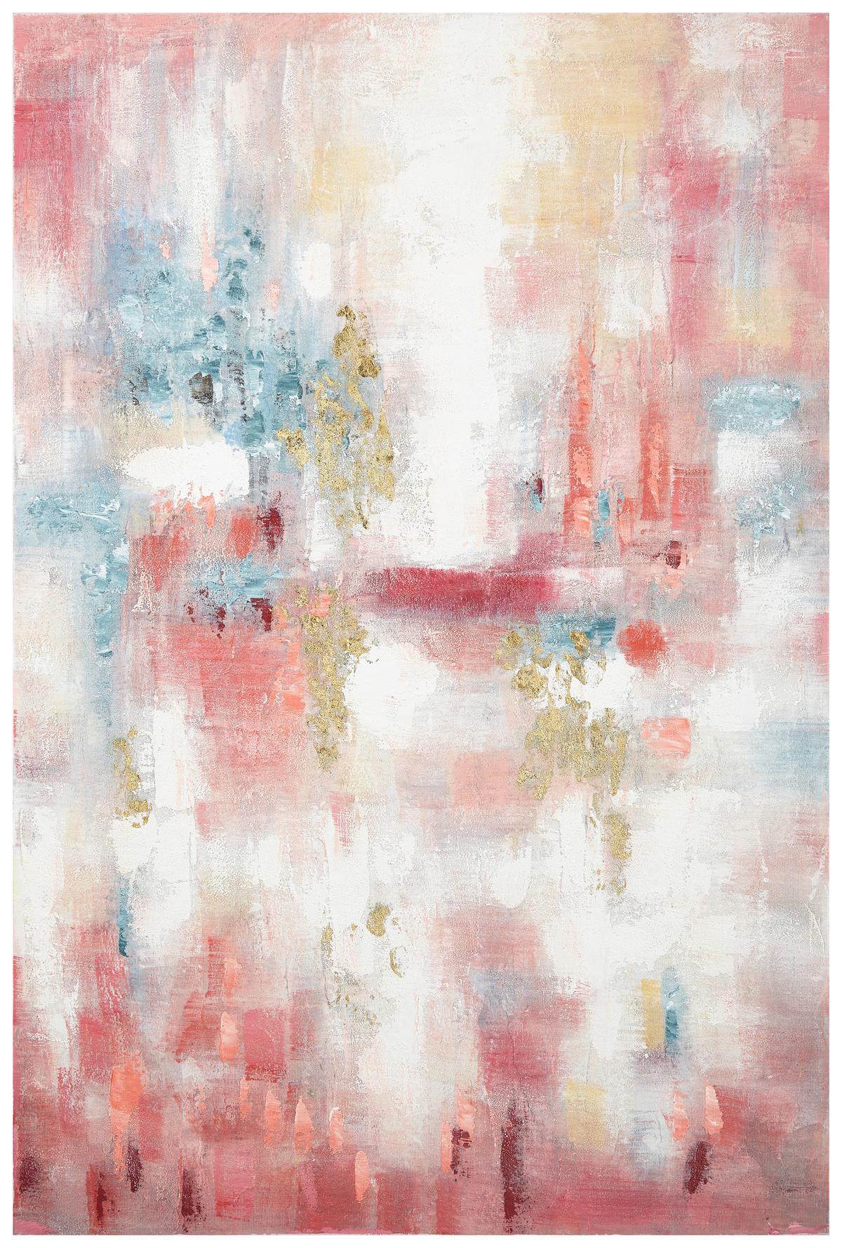 MALBA NA PLÁTNĚ ACRYL - vícebarevná, dřevo/textil (80/120/3,5cm) - Premium Living