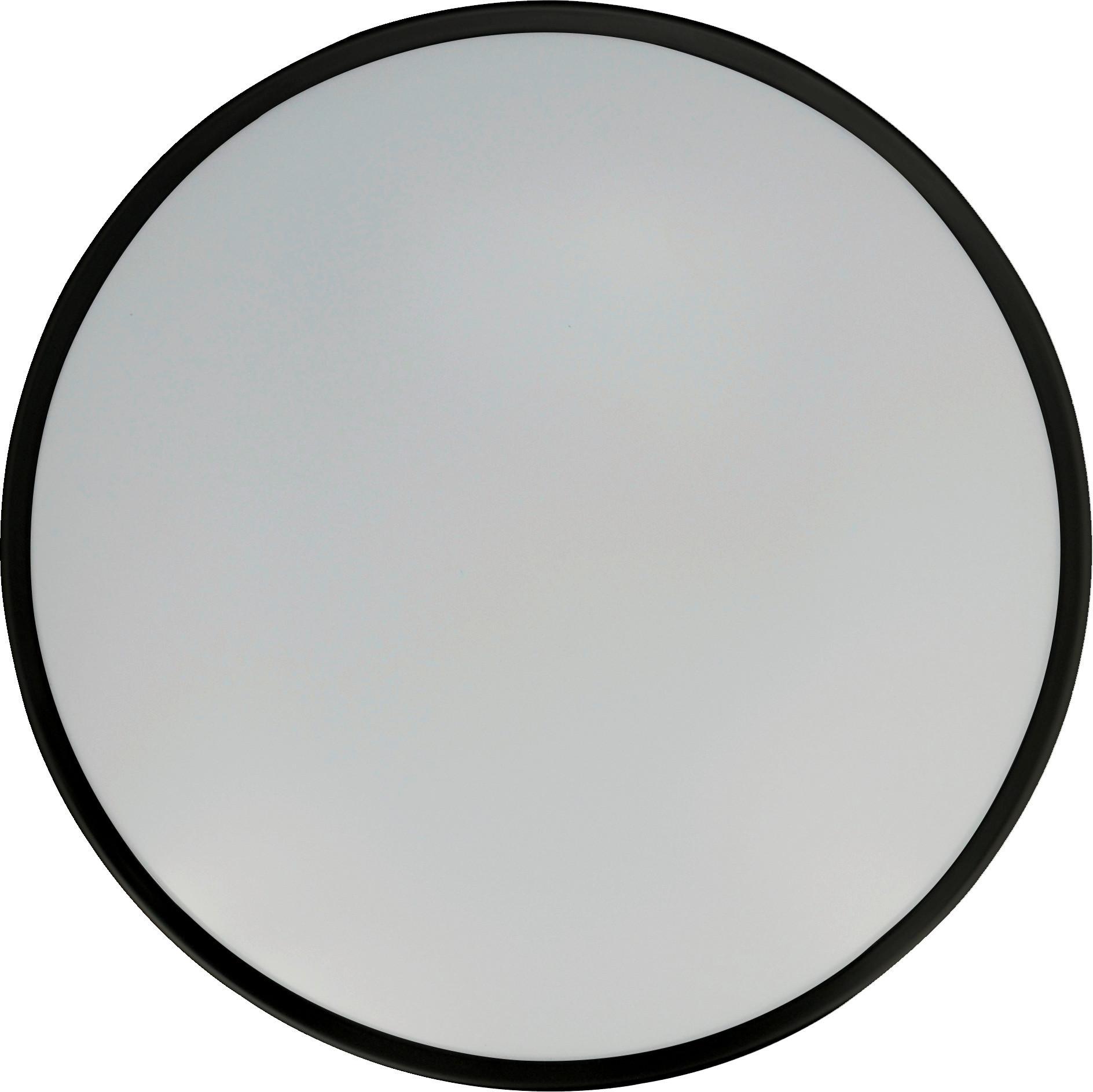 LED-Deckenleuchte Ø 33 cm, mit Farbtemperaturwechsler - Anthrazit, Basics, Kunststoff/Metall (33/5,7cm)