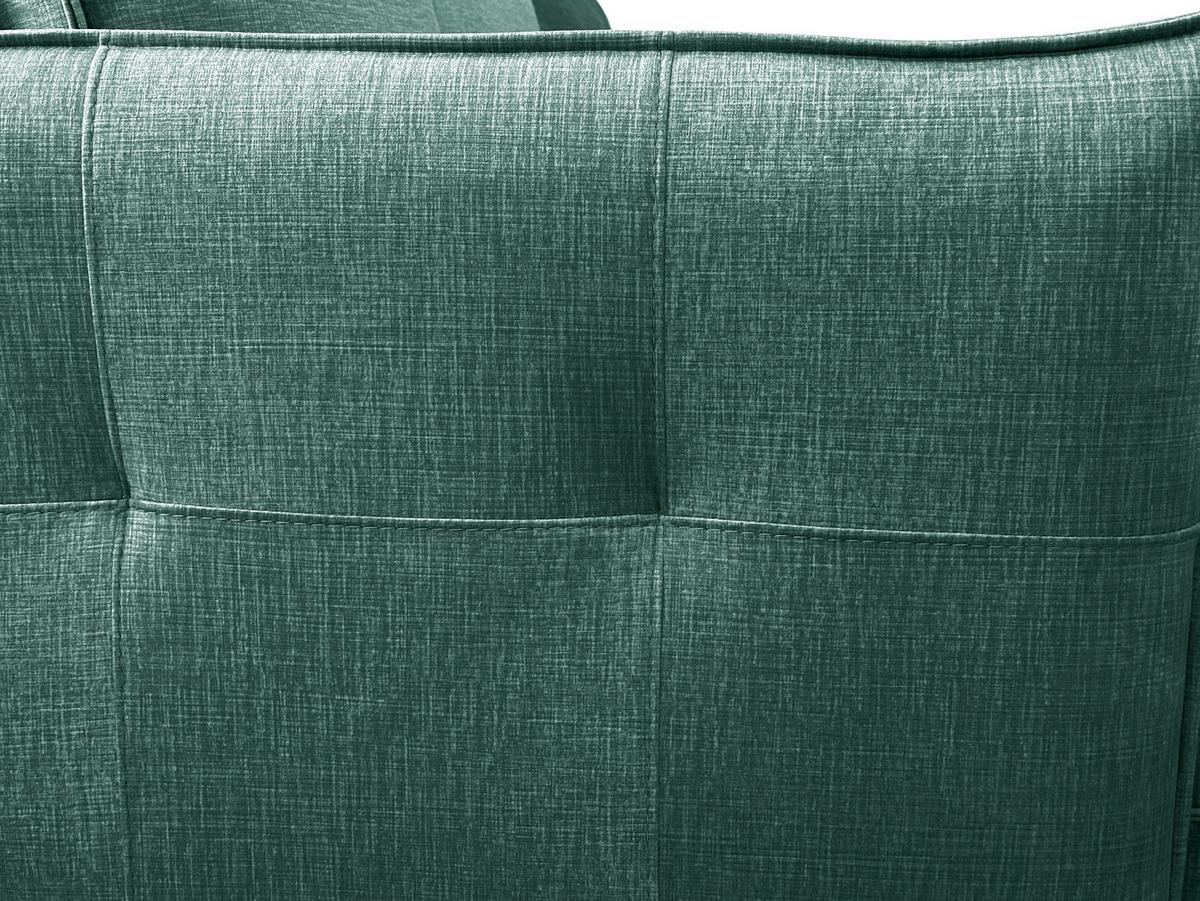 Ecksofa Melody - Schwarz/Mintgrün, Design, Textil (170/235cm) - MID.YOU