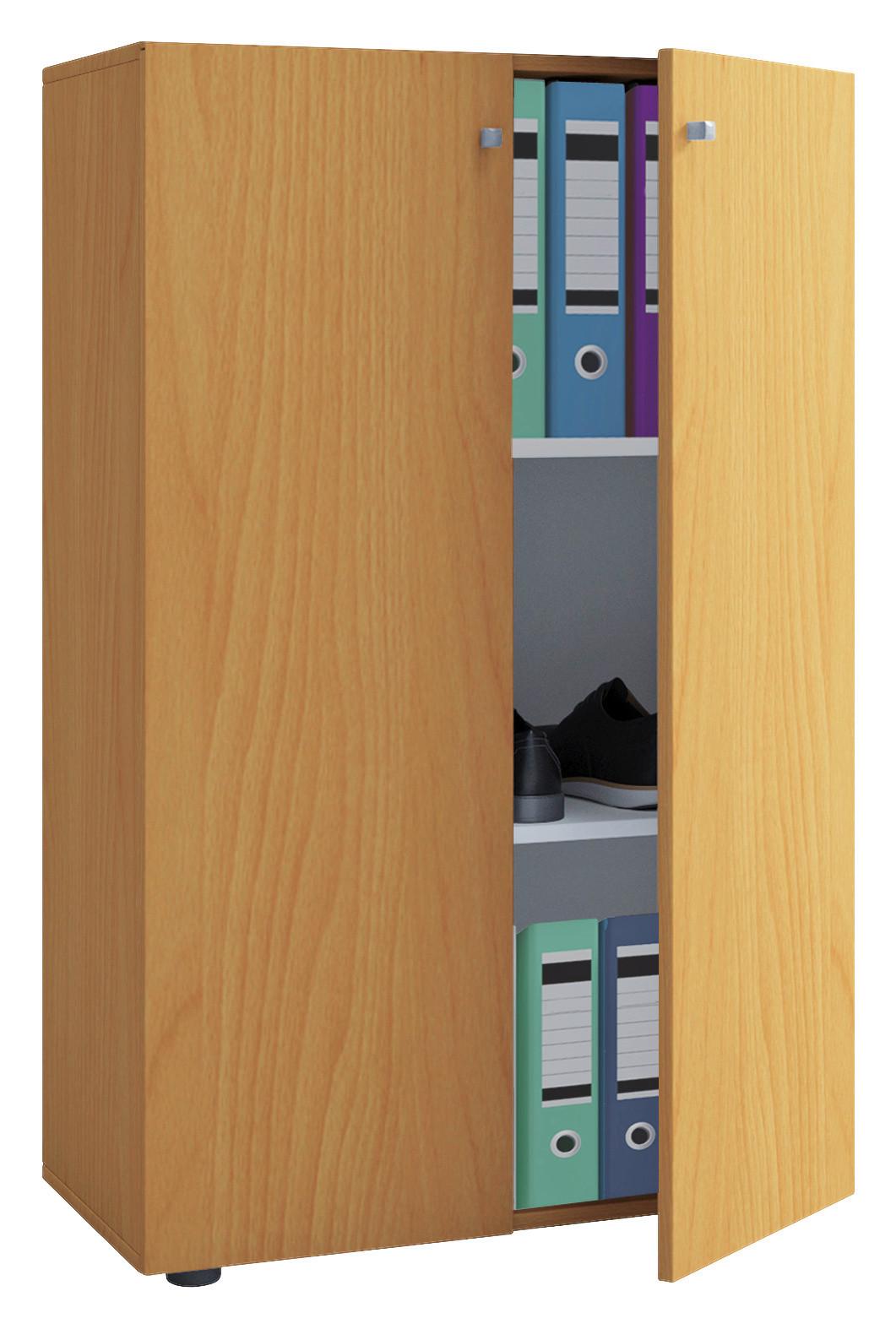 Aktenschrank Lona Buche Dekor B: 70 Cm - Buchefarben, Basics, Holzwerkstoff (70/110/39cm) - MID.YOU