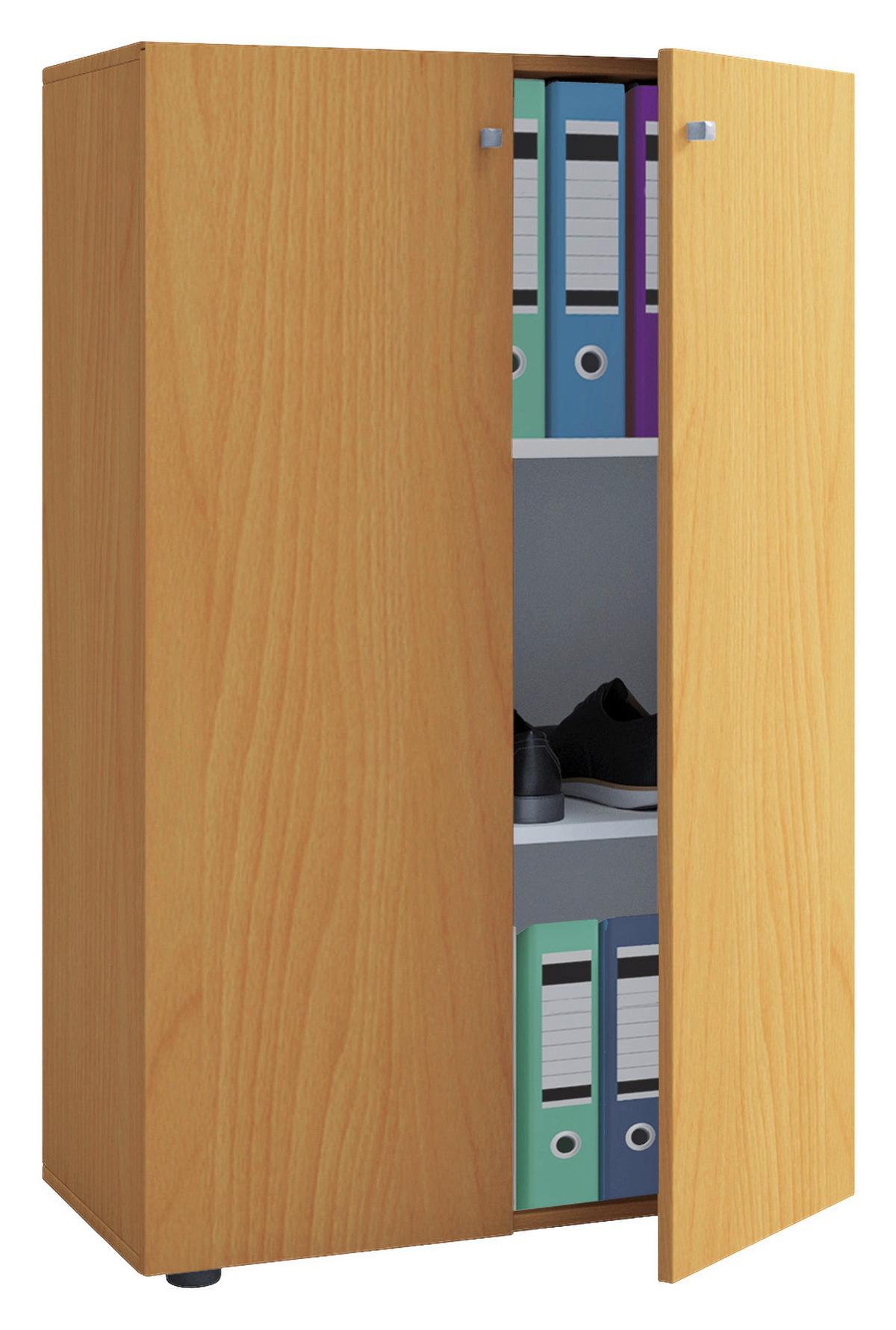 Aktenschrank Lona Buche Dekor B: 70 cm - Buchefarben, Basics, Holzwerkstoff (70/110/39cm) - MID.YOU