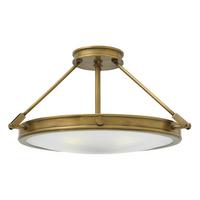 Mennyezeti Lámpa Hk-Collier-Sf-M - sárgarézszínű, Konventionell, üveg/fém (55.9/29.3cm) - Elstead Lighting