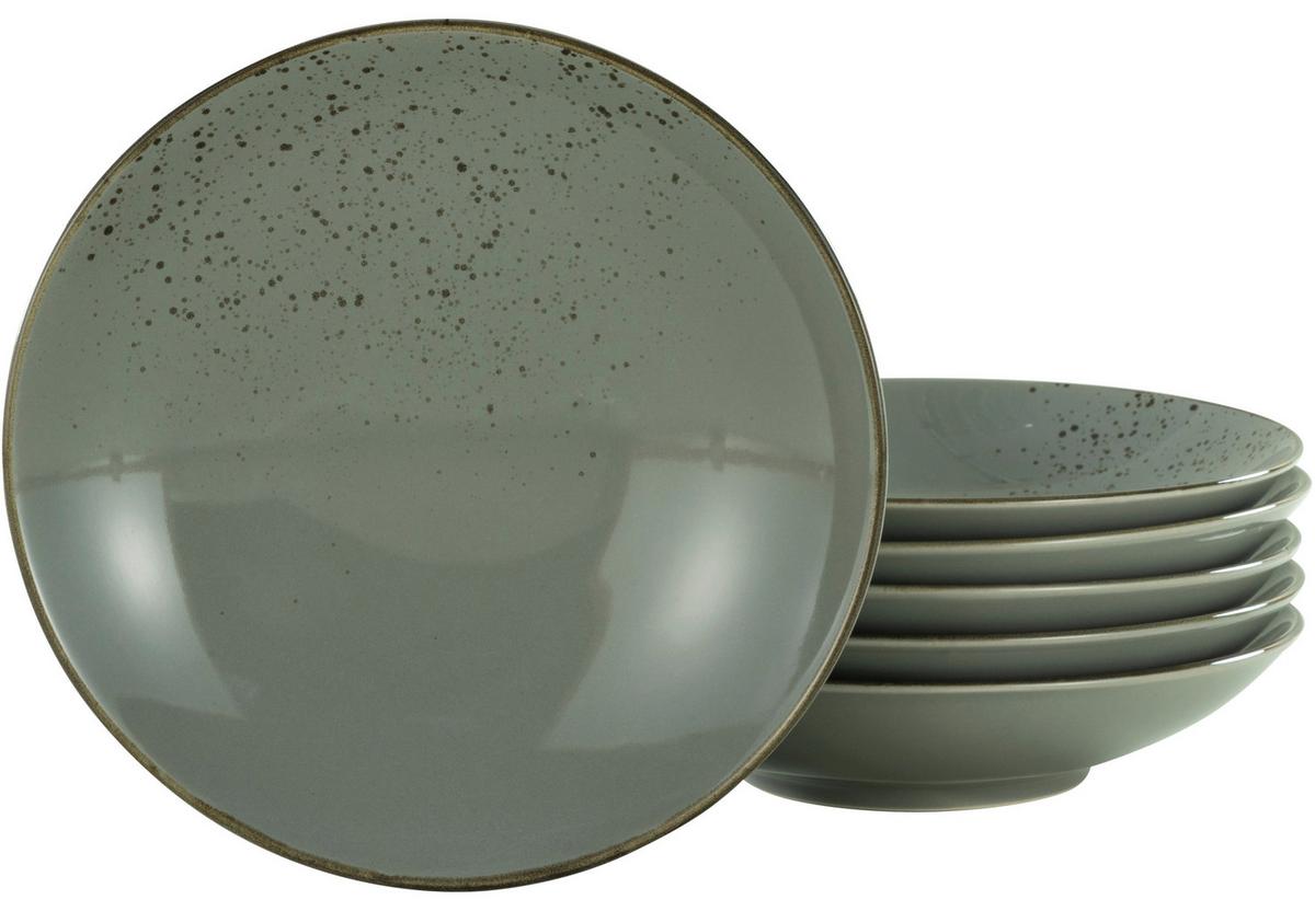 Suppentellerset 22046 Nature Collection - Grau, Trend, Keramik (22cm) - Creatable