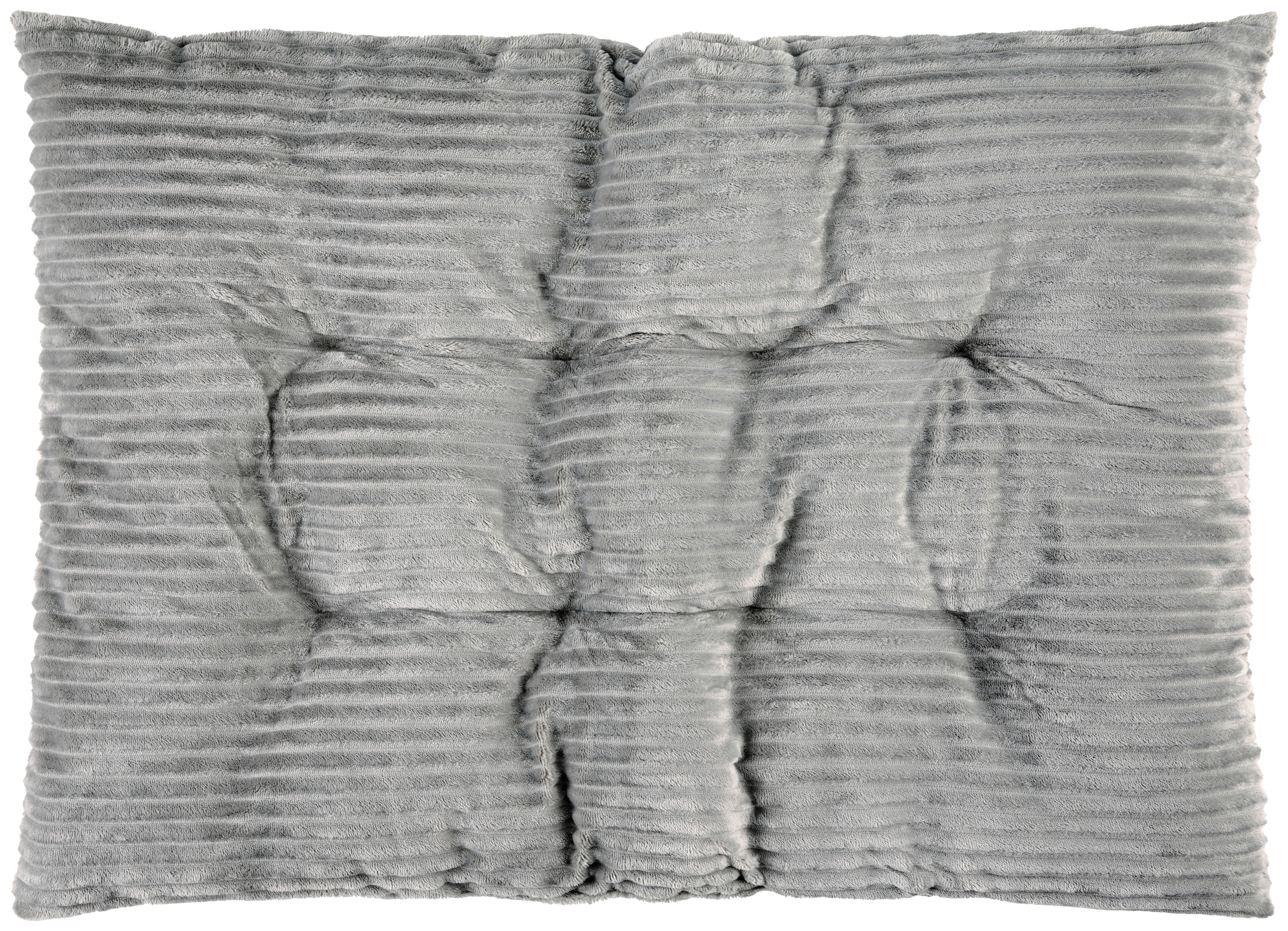 Bodenkissen Sina - Silberfarben, MODERN, Textil (70/100cm) - Luca Bessoni