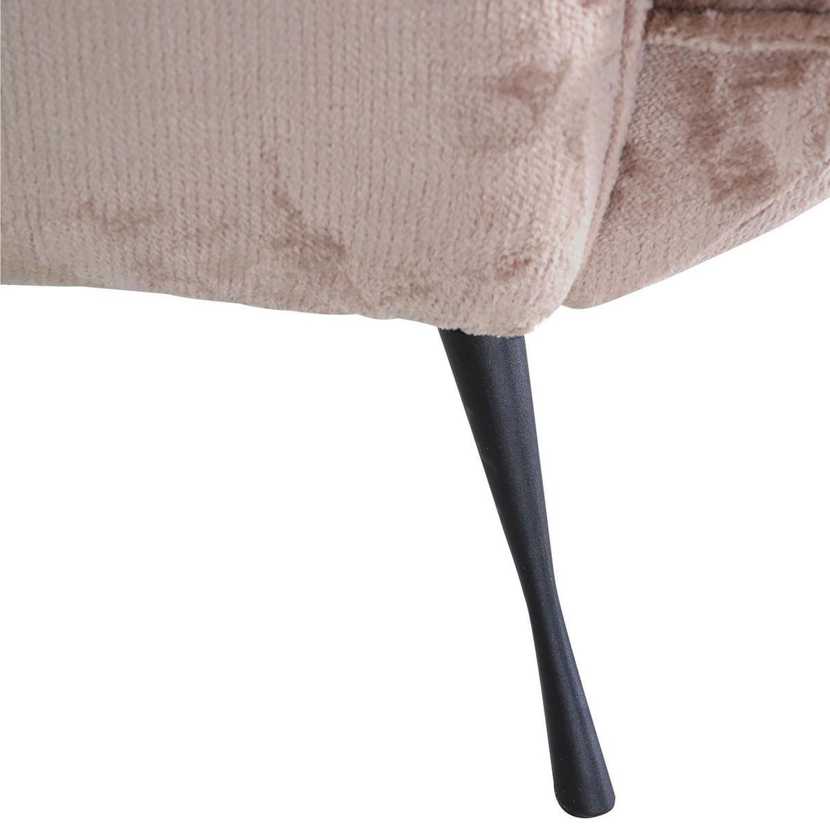 OHRENSESSEL LORRIS - Beige/Schwarz, KONVENTIONELL, Textil (83/110/92cm) - MID.YOU