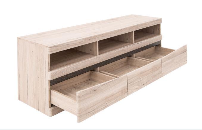 TV-Element Summer Eiche San Remo Dekor B: 150 cm - MODERN, Holzwerkstoff (150/53,5/40cm) - Modern Living