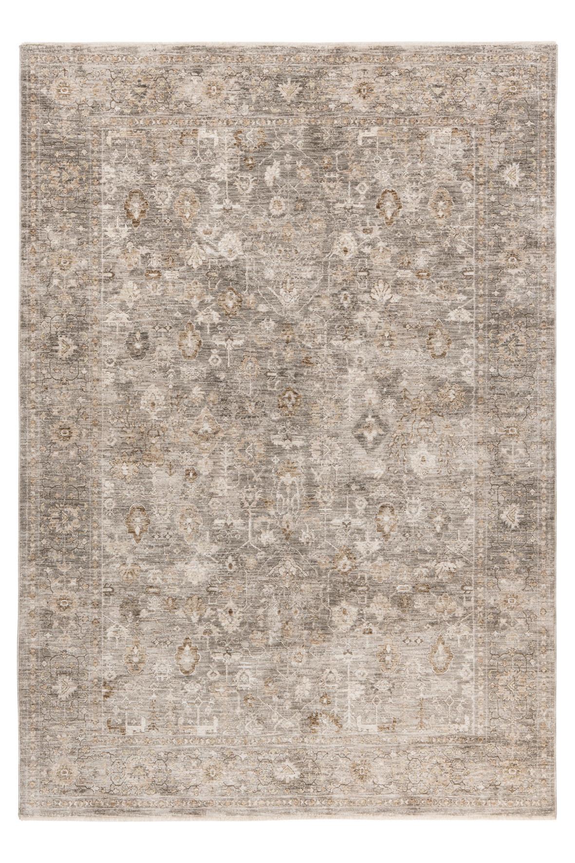 Vintage-Teppich My Everest 435 - Grau, Basics, Textil (140/200cm) - Obsession