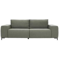 Big Sofa Looks Vi B: 242 cm Graubraun - Graubraun/Schwarz, Design, Textil (242/88/88cm) - LOOKS by W.Joop
