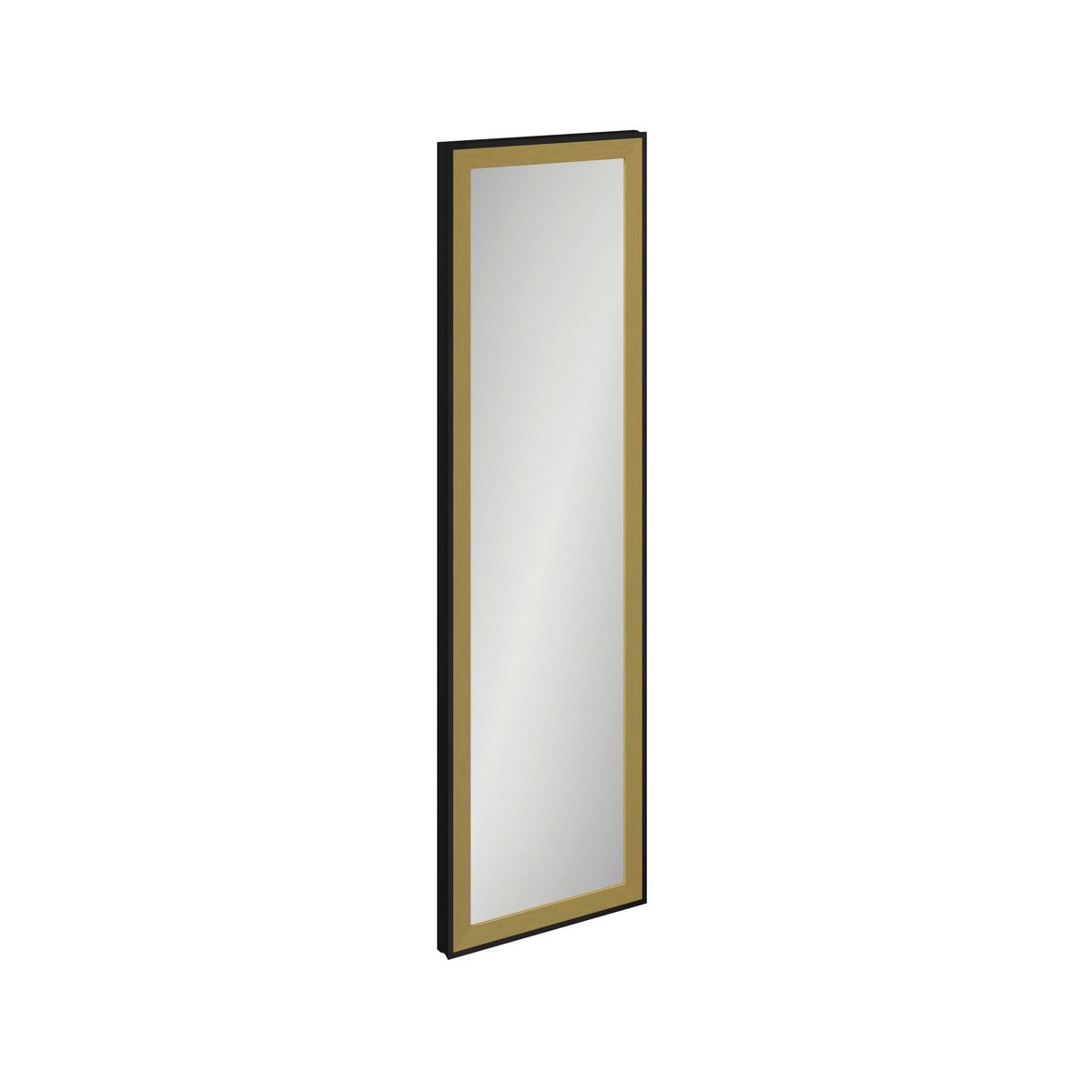 Spiegel Bianka Schwarz/Goldfarben B: 183 cm - Goldfarben/Schwarz, MODERN, Glas/Holzwerkstoff (183/53cm)