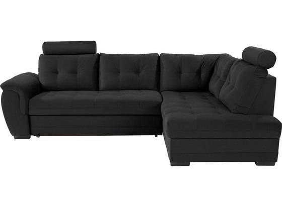 Sedací Souprava Falco - černá/tmavě šedá, Konvenční, kov/dřevo (251/183cm) - Ombra Sedací Souprava Falco - černá/tmavě šedá, Konvenční, kov/dřevo (251/183cm) - Ombra