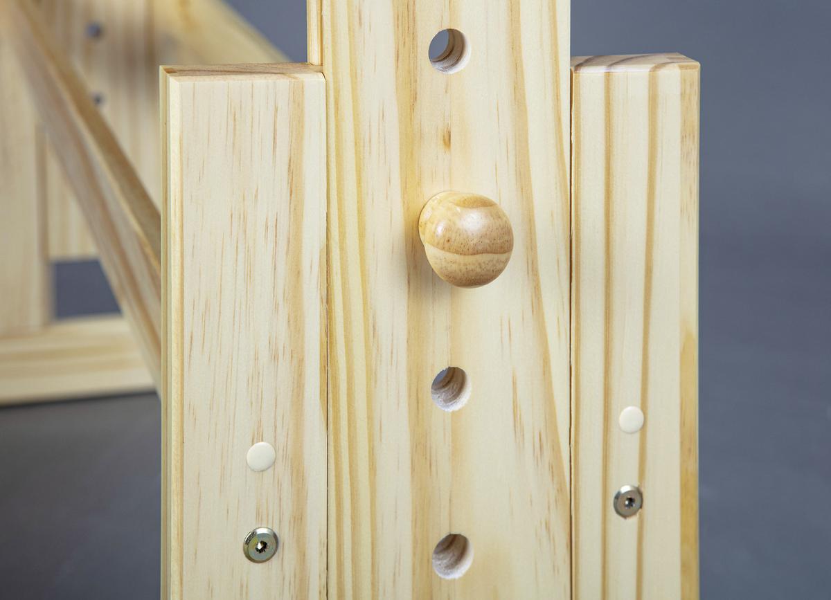 Jugendschreibtisch Massiv B 109cm H 63-96cm Julia Kiefer - Kieferfarben, Basics, Holz (109/55/63-96cm) - MID.YOU