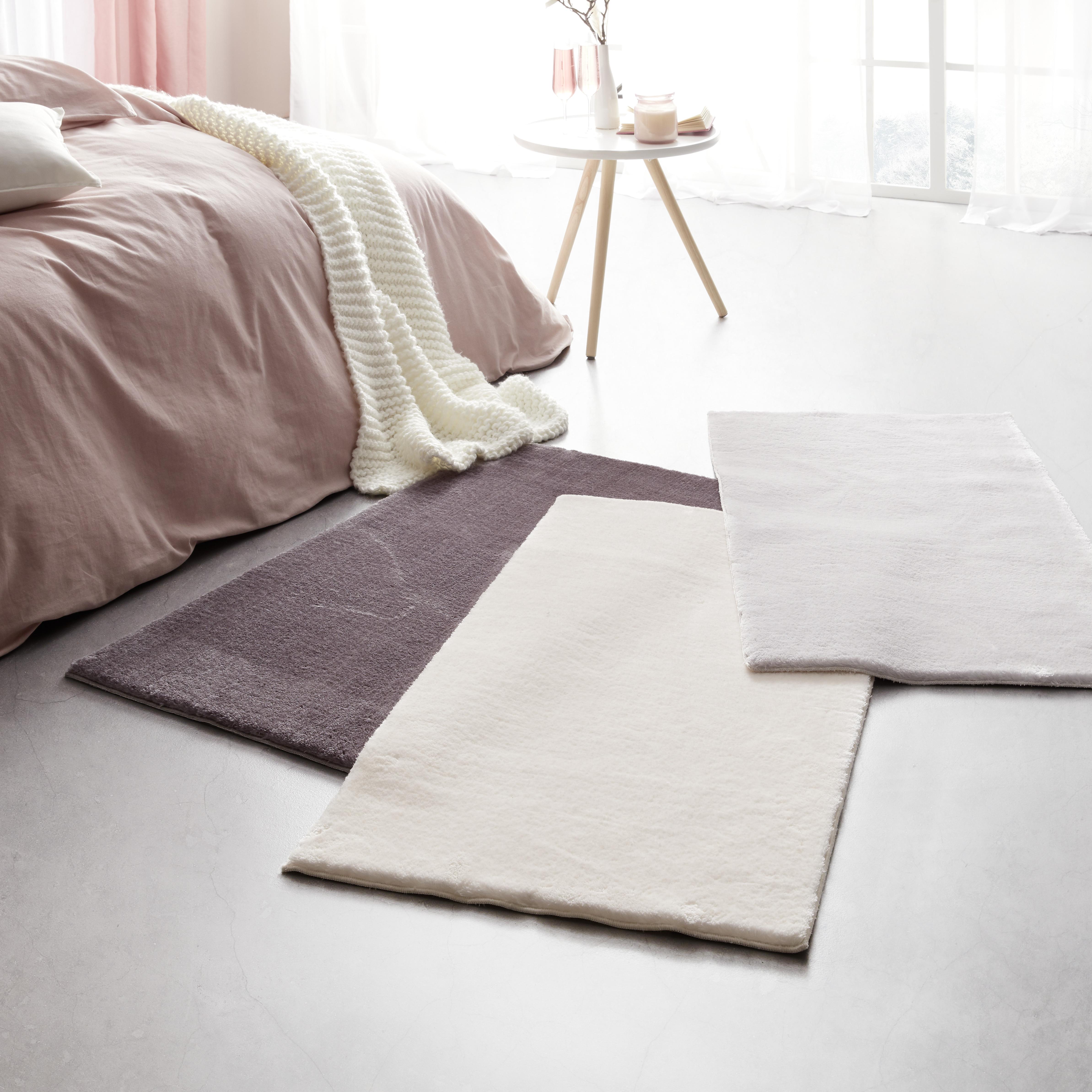 Koberec S Vysokým Vlasom Nemo 2, 60/180cm, Sivá - sivá, Basics, textil (60/180cm) - Modern Living