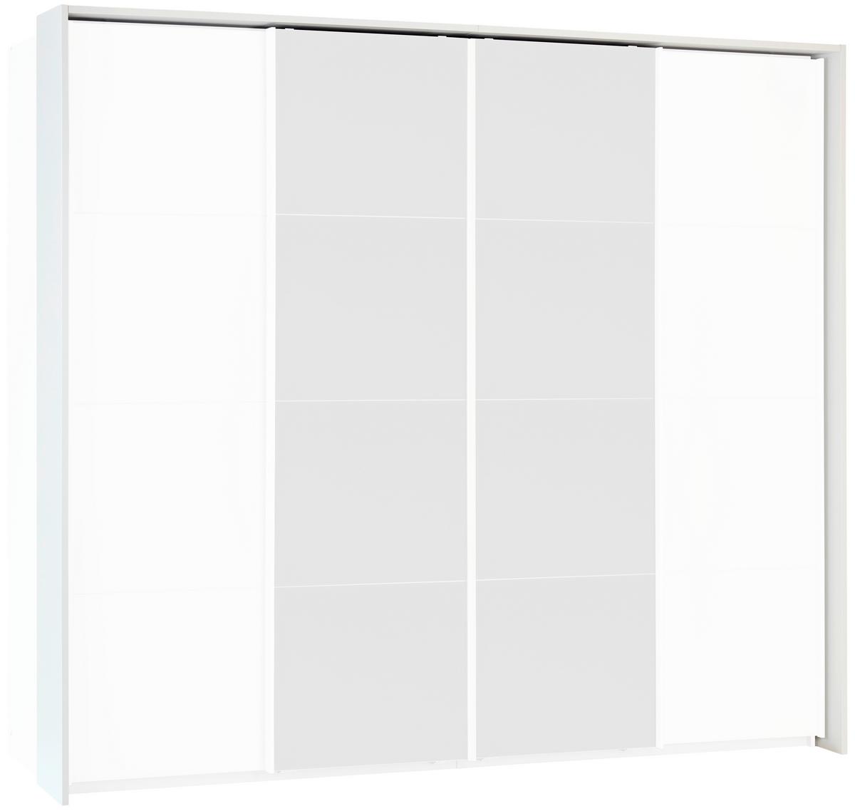 Passepartout-Rahmen Bensheim Weiß für B: 361 cm - Weiß, KONVENTIONELL, Holzwerkstoff (368/233/64cm) - James Wood