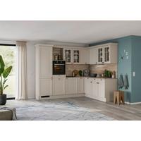 Küchenblock Ip 4250 - Hellgrau/Braun, ROMANTIK / LANDHAUS, Holzwerkstoff (276,6/215cm) - Impuls