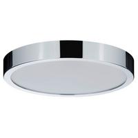Deckenleuchte Aviar Ip44 Ø 30 Cm Chromfarben - Chromfarben, Design, Kunststoff (30/6,2cm) - Paulmann