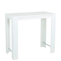 Bartisch Frieda Weiß, L: 120 Cm - Weiß, MODERN, Holzwerkstoff/Metall (120/58/108cm) - MID.YOU