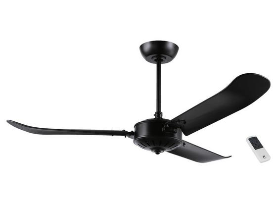 Deckenventilator Hoi An - Schwarz, MODERN, Holz/Metall (137/51,5cm) Deckenventilator Hoi An - Schwarz, MODERN, Holz/Metall (137/51,5cm)