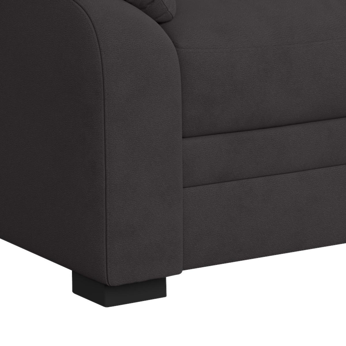 3-sitzer-sofa Marcus - Anthrazit/Schwarz, Basics, Textil (189/99/99cm) - MID.YOU