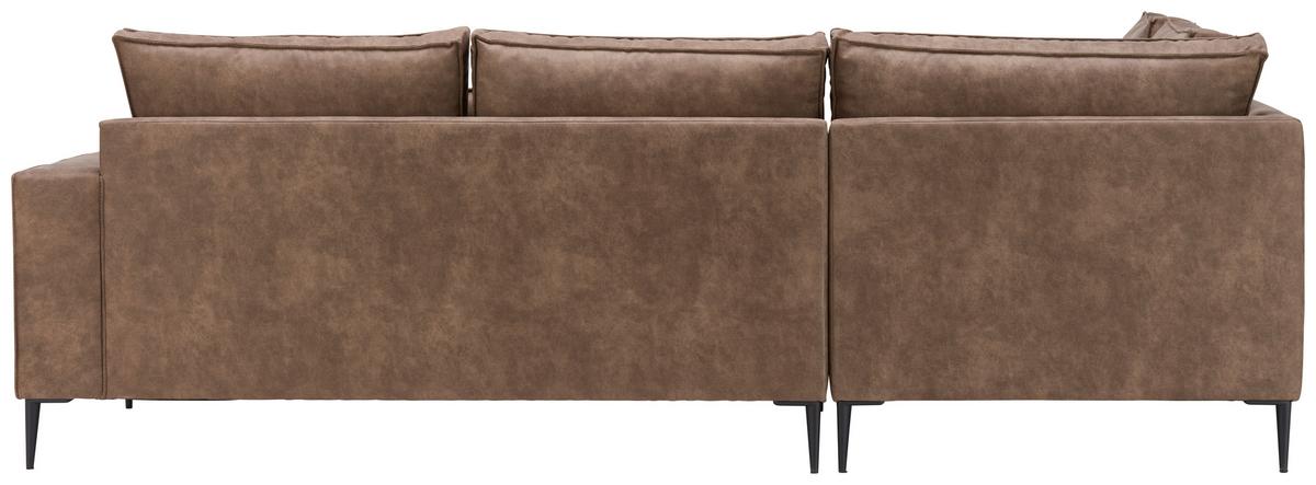 Sarokkanapé Kobe - barna, Design, textil (222/272cm) - Livetastic