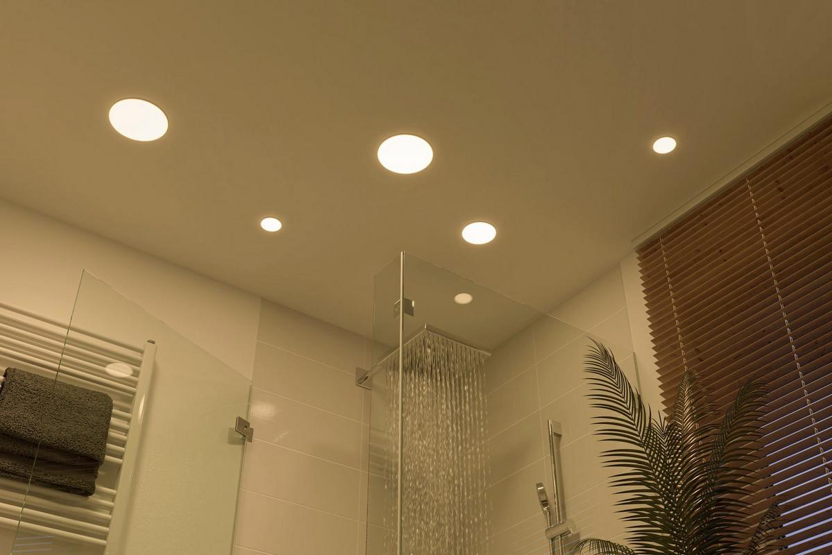 LED-Paneel Ø 12,5 cm Rund - Weiß, Basics, Kunststoff (12,5/1cm) - Paulmann