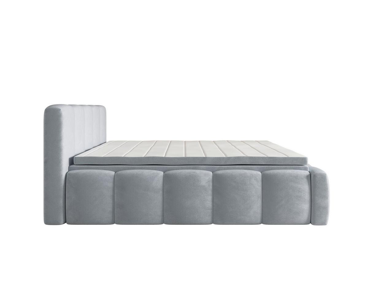 Boxbett Zako Grau LF: 200x200cm - Grau, MODERN, Textil (200/200cm) - MID.YOU