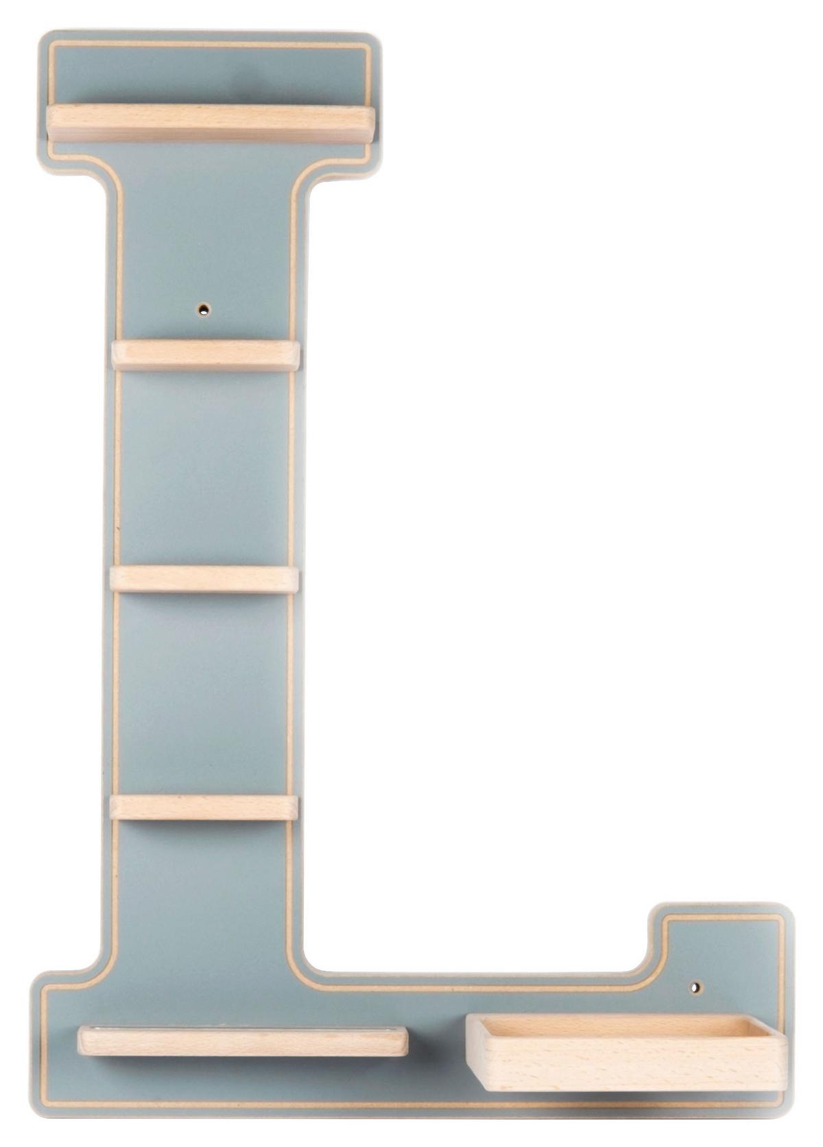 Kinderregal Boarti Grau B: 38 cm - Grau, MODERN, Holzwerkstoff (38/54/19cm) - MID.YOU