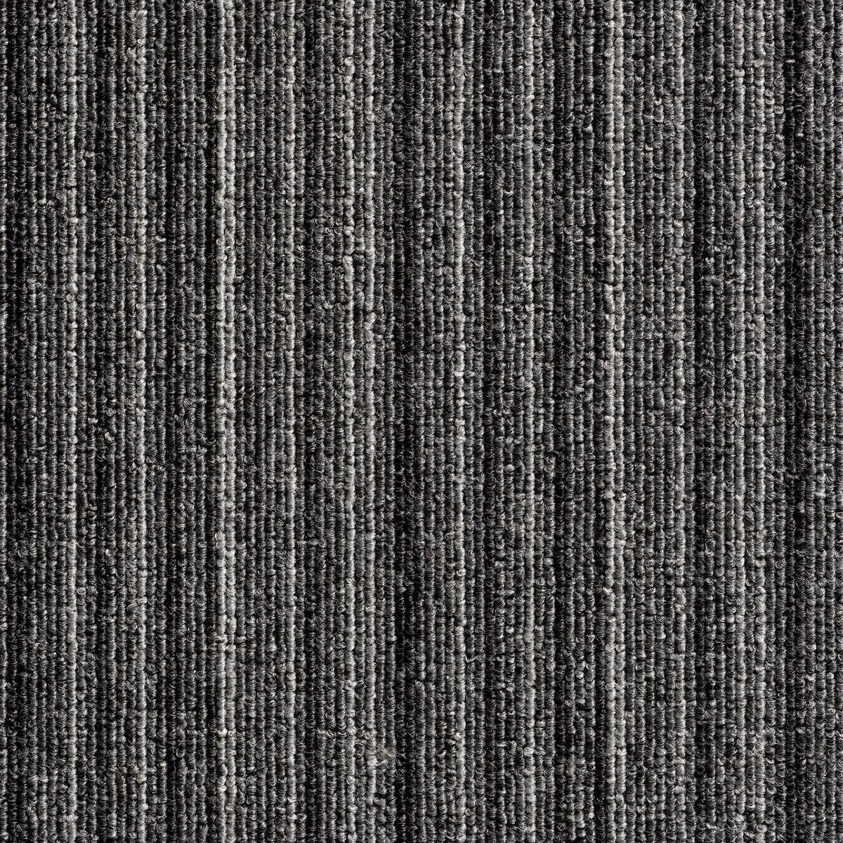 Teppichfliese Grau/Dunkelgrau Astra 50x50 cm Florhöhe 3 mm - Dunkelgrau/Grau, Basics, Textil (50/50cm)