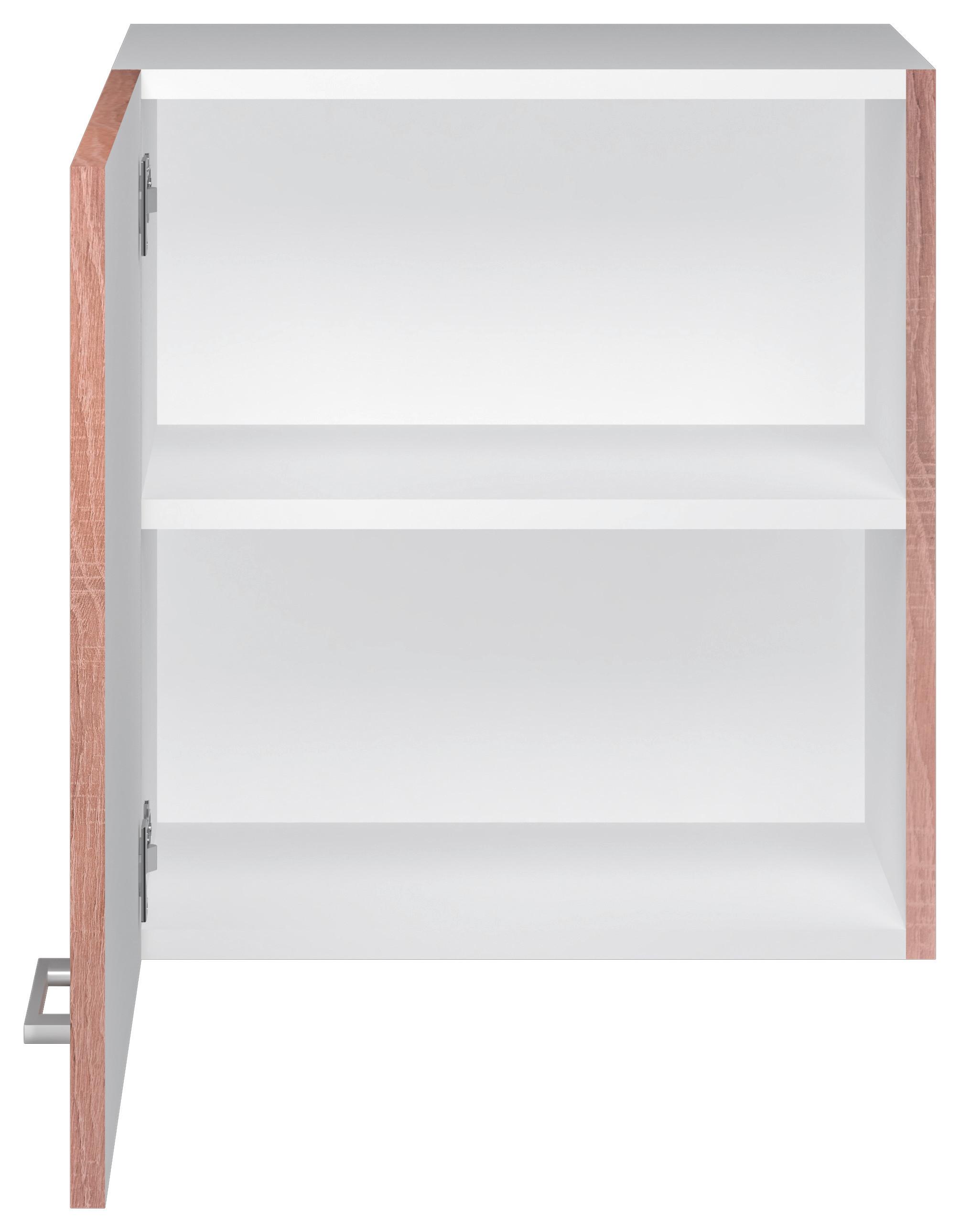 Kuchyňská Horní Skříňka Samoa H 50 - bílá/barvy dubu, Konvenční, kompozitní dřevo/plast (50/54/32cm)
