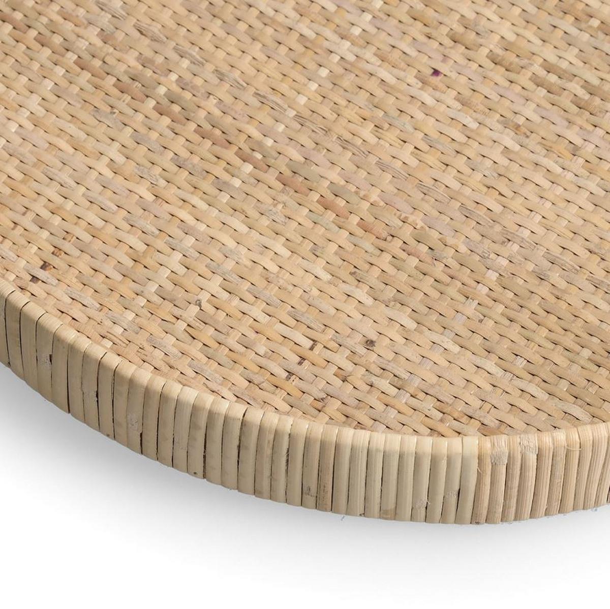 Dekotablett Nature Naturfarben B: 40 cm - Naturfarben, Basics, Holz (40/40/5cm) - Zeller Present