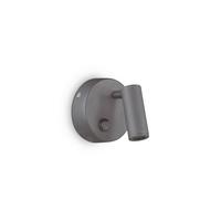 Led-wandleuchte Nero Schwarz D: 9 Cm - Schwarz, Basics, Metall (9/13cm) - Ideal Lux