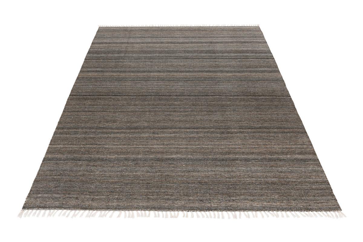 Flachwebteppich My Nador 565 - Anthrazit, Design, Textil (80/150cm) - Obsession