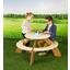 Kinder-Gartentisch Axi - Orion mit Sonnenschirm - Braun/Weiß, MODERN, Holz (141/62/141cm) Kinder-Gartentisch Axi - Orion mit Sonnenschirm - Braun/Weiß, MODERN, Holz (141/62/141cm)